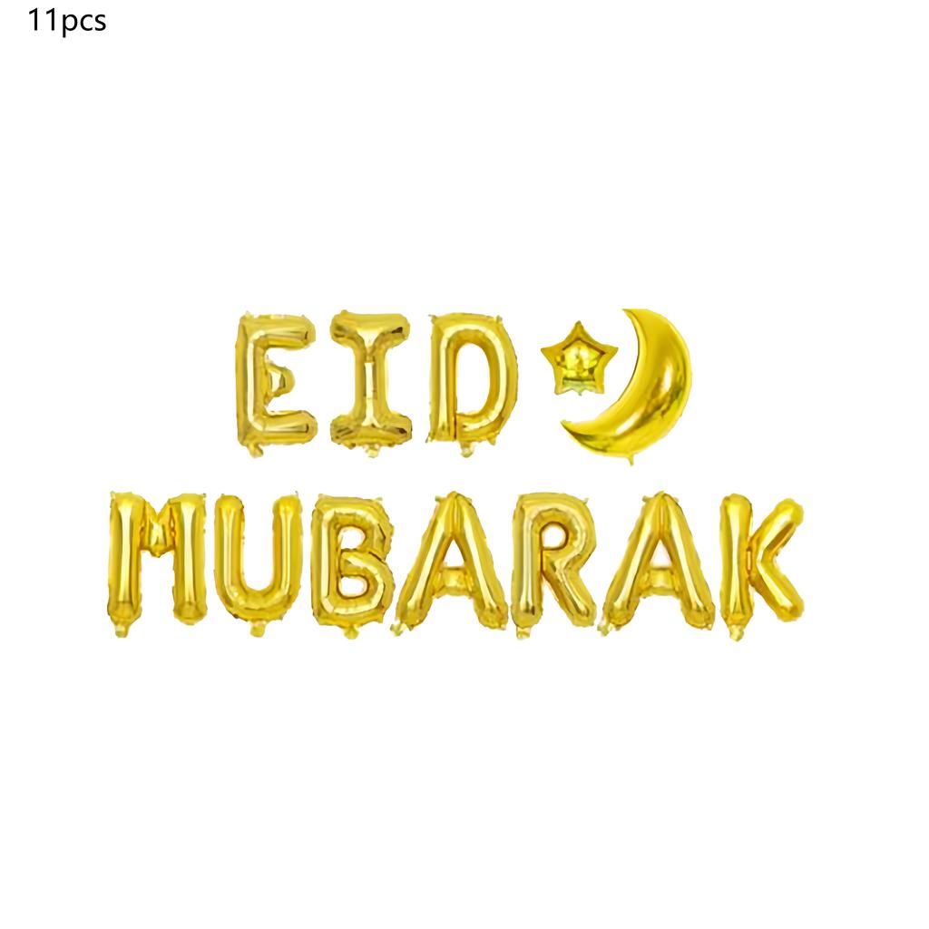 10ks/11ks/15ks/38ks/42ks Eid Mubarak Balónek Ramadanová Dekorace Pro Domov Pomoc Al-fitr Mubarak Kareem Párty Potřeby