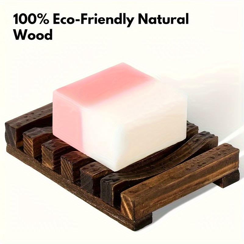 Elevate Your Bathroom with A Zoylofg Wooden Soap Dish - Self Draining & Stylish Soap Holder for Shower & Bathroom