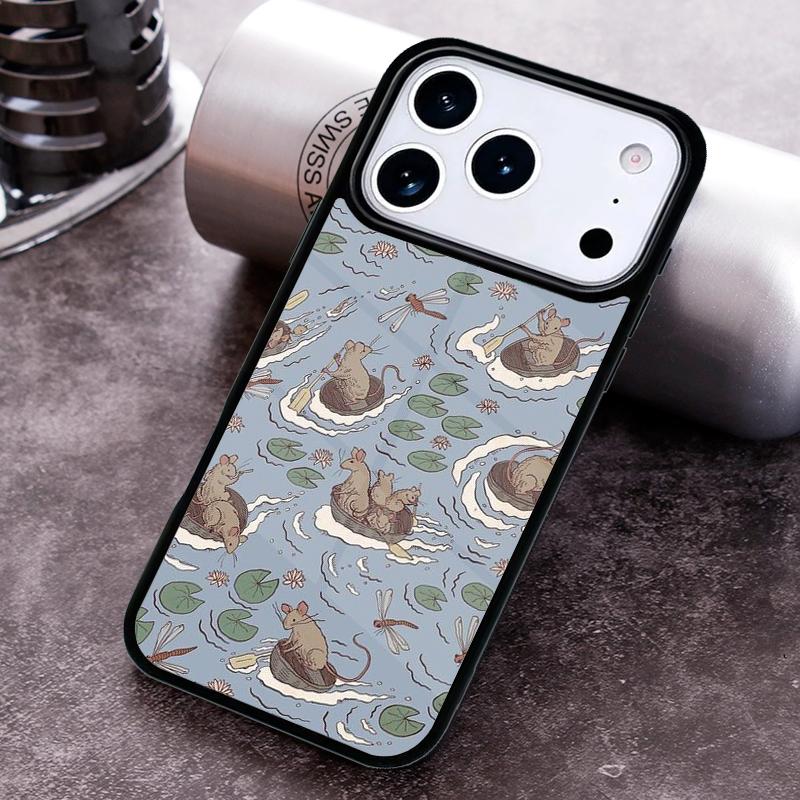 Mouse Rat Soft Phone Case for iPhone 17 16 15 Pro Max Air 14 13 12 11 Plus Shockproof Capa Cover