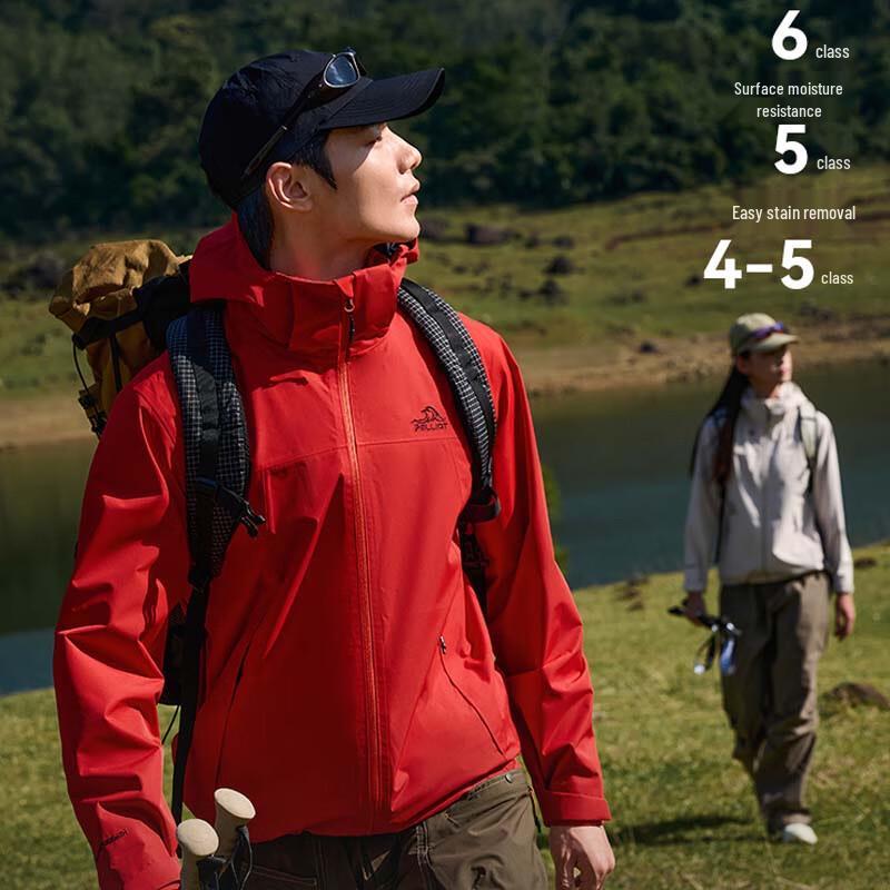 PELLIOT Men's Outdoor Windproof Hiking Jacket