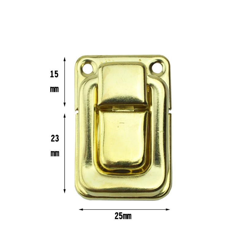 10Pcs Antique Bronze Box Hasps Iron Lock Catch Latches for Jewelry Chest Box Suitcase Buckle Clip Clasp Vintage Hardware 25*37mm