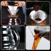 Caraffa Caffettiera a Goccia in Vetro Borosilicato Resistente al Calore Caraffa Condivisione Servitore per Caffè Pour Over Caffettiera a Goccia