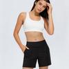 Women's High Waist Stretchy Athletic Shorts with Pockets Summer Workout Running Gym Casual Activewear Bottoms