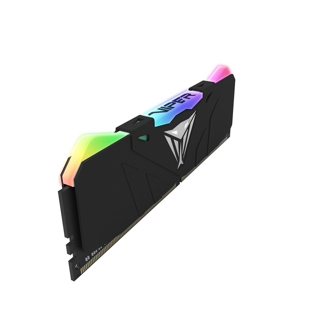 Patriot Memory Viper RGB Series DDR4 3000MHz 16GB Kit x Desktop Memory with Black PVR416G300C5K PC4-24000 (2 8GB) Heatsink,