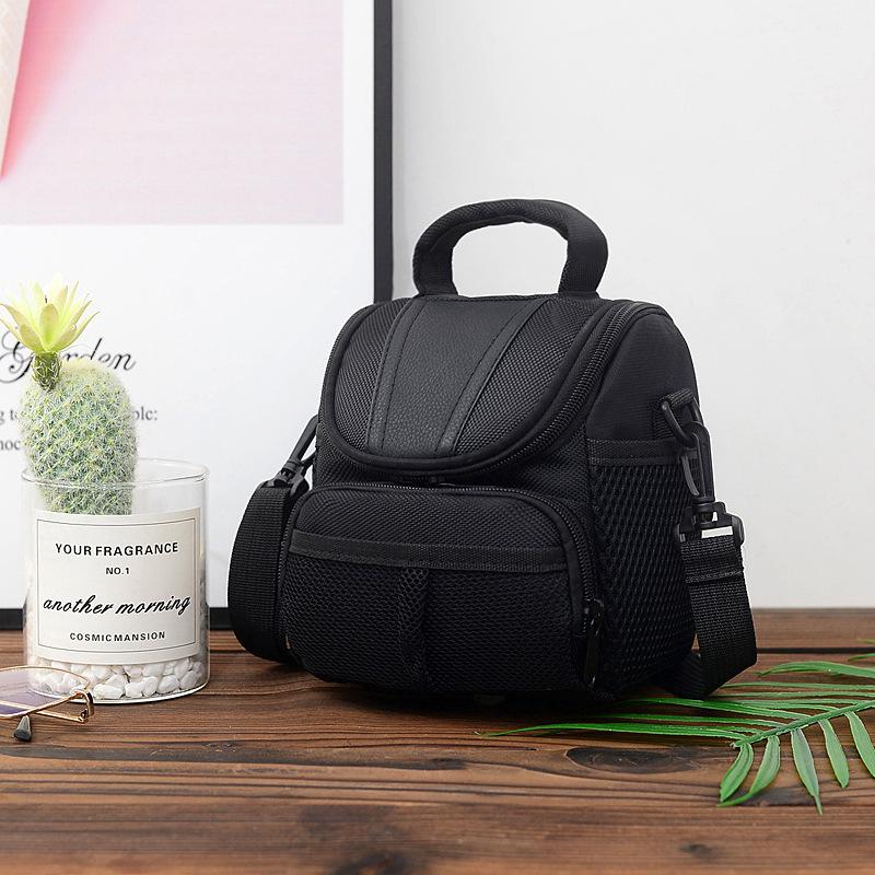

Canon Nikon D40 Mirrorless SLR Camera Shoulder Bag - Crossbody Photography Bag чорний