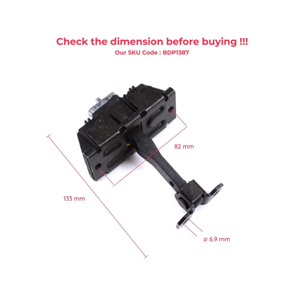 EDP1387 Front Door Stop Check Assy Limiter Strap for Mercedes Vito Viano V Class Mixto EQV W639 W447 2003-On A4477207500