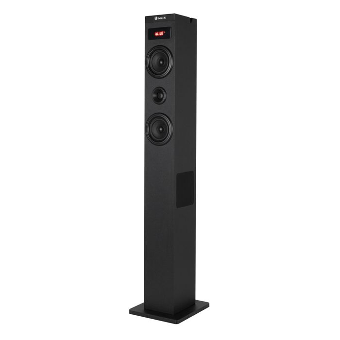 Tour de Son Bluetooth - NGS - SKY CHARM - 80W - Télécommande - Entrées multiples - Noir
