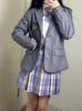 Sivrusn High School Girl Uniform Cosplay Set for High School and Junior High School Cute Costume for Photo Entrance Cultural and School Size M Set,