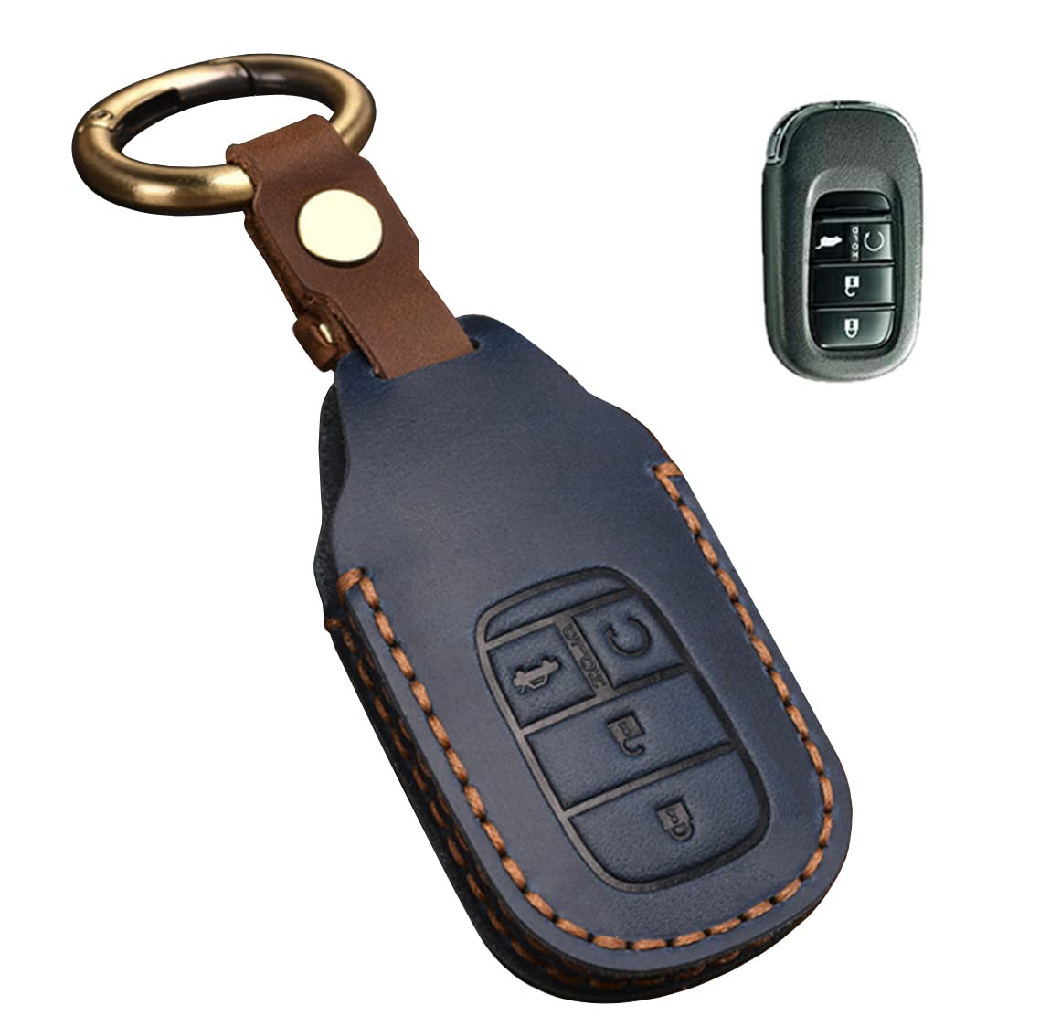 [3 Buttons & 4 Buttons] BH-store Smart Key Case Replacement синий