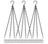 Black 23-Inch Hanging Chain Strap for Flower Pots, Bird Feeders, and Lanterns