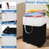 75/90L Laundry Basket Collapsible Laundry Hamper with Wheels Clothes Hamper with Handles for Home Dorm Bathroom Laundry Room