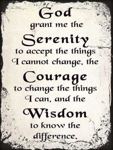 

GOD GRANT ME SER Vintage Retro Metal Tin Sign Poster Plaque Garage Wall Decor A4Aluminum 20x30cm（7.8x11.8inch）