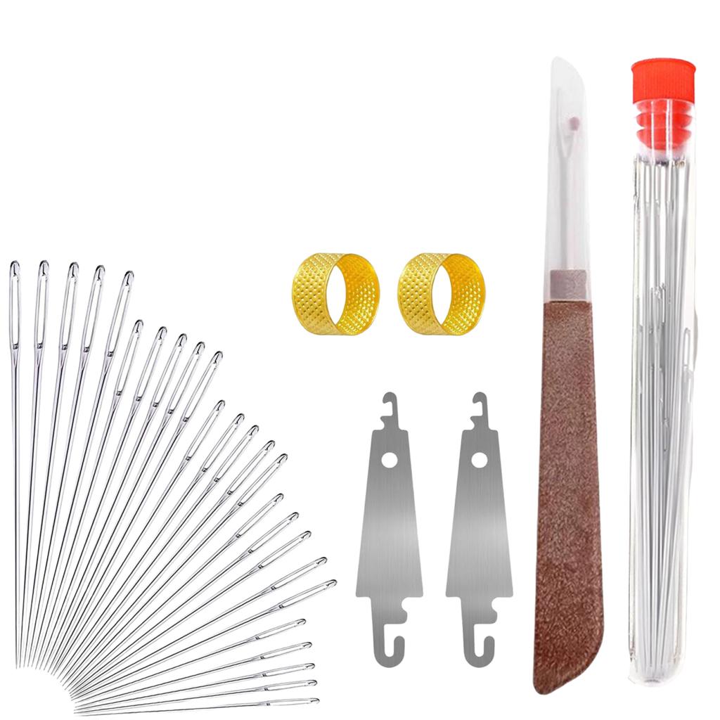 Embroidery Needle Sewing Tool Set Stainless Steel Needles with Thread Clothing Repair Manual Tools DIY Craft accessories