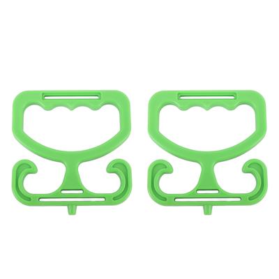 2PCS Grocery Bag Carrier ABS Heavy Duty Grocery Bag Handle Holder Each Holds Up To 100lbs for