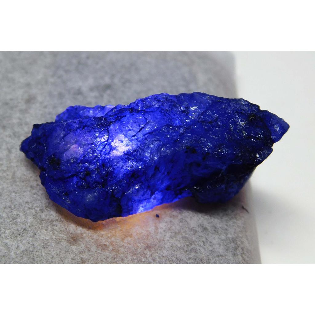 CERTIFIED Natural Sapphire Blue Rough 197.5 Ct Uncut Rough Gemstone