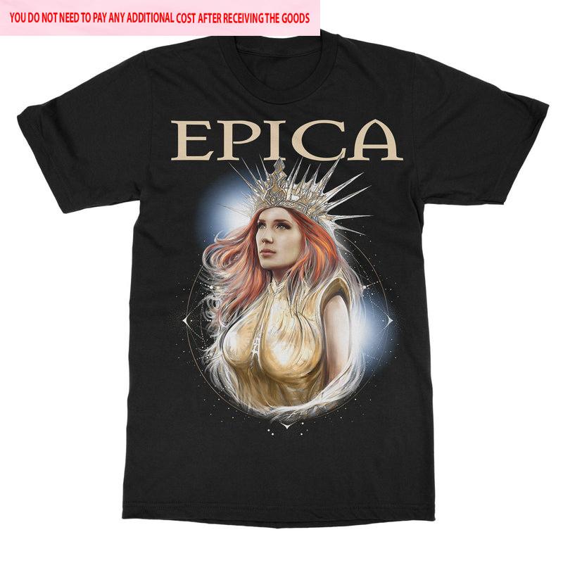 

Vtg Epica Band ABYSS OF TIME Gift For Fans Black S-5XL Shirt SN245 Unisex T-Shirt XL