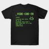Funny Retro Vibe Coder Definition AI Developer Unisex Cotton Graphic Tee