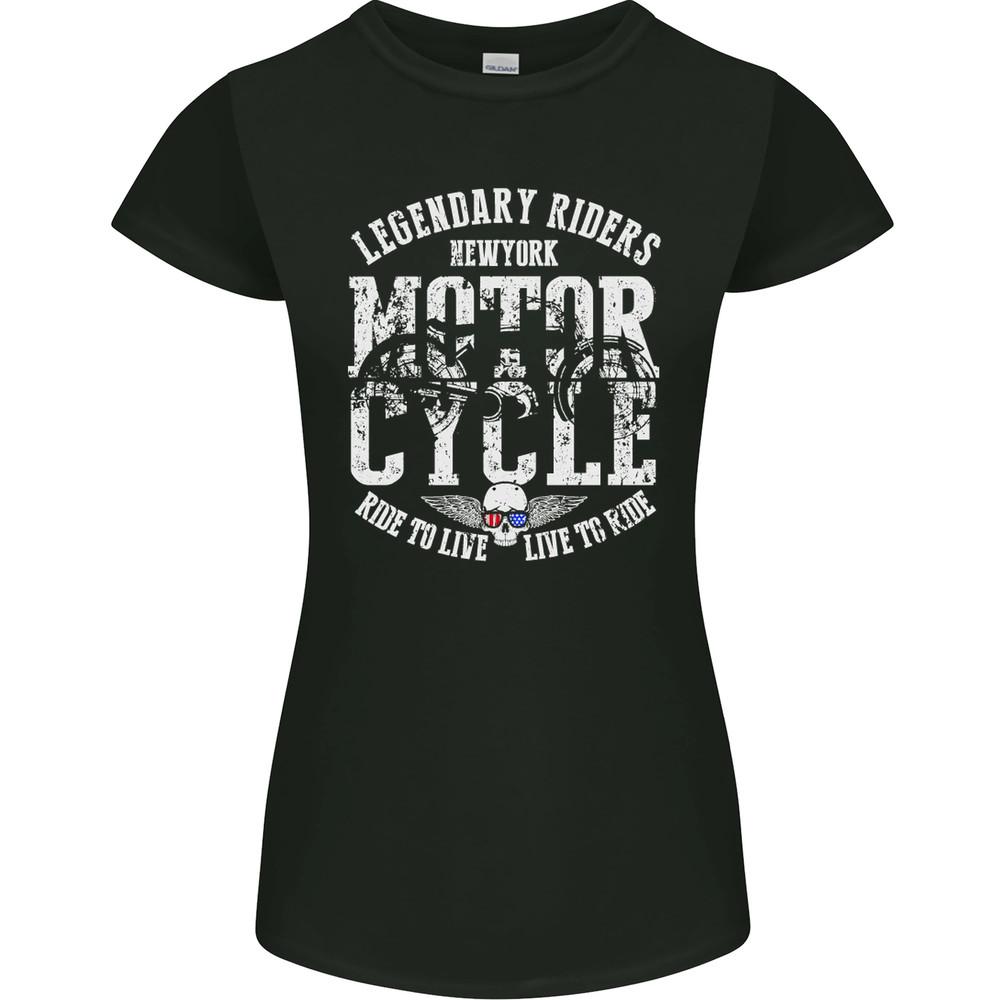 Legendary Motorcycle Riders Motorbike Biker Womens Petite Cut T-Shirt Unisex T-Shirt L