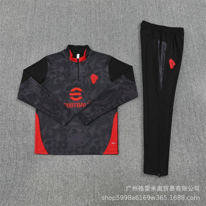 AC Milan Official 2024-`` Half-Zip Black