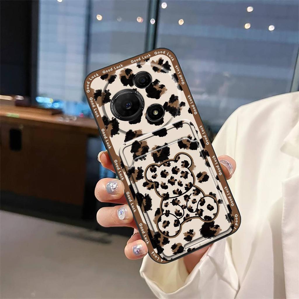 Full Wrap Durable Phone Case For TCL 60 SE/TCL 605 Waterproof Anti-dust Card Slot Card Sleeve Soft Case Protective TPU