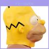 Simpsons Halloween Maske Latex Kopfbedeckung für Kostümpartys und Rollenspiele