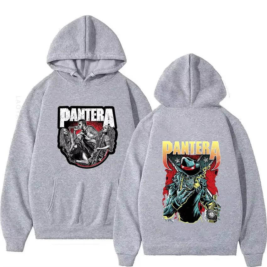 Pantera Heavy Metal Band Thema Herrenbekleidung Y2k Hoodie Kapuzenpullover Kapuzen-Shirt Neue Hoodies und Sweatshirts Herbst & Basics
