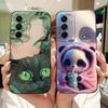 For Samsung A16 5G Case SM-A166B Cute Panda Bear Cartoon Back Cover Phone Cases For Samsung Galaxy A16 A15 5G Soft Fundas