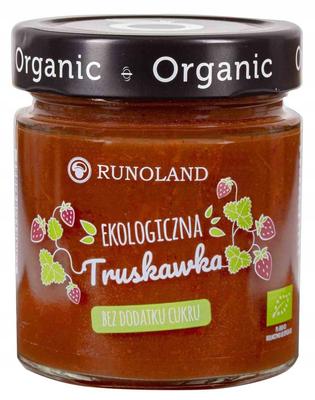 RUNOLAND STRAWBERRY JAM WITH APPLE JUICE ORGANIC SUGAR-FREE ORGANIC 200g