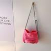 Handbag Drawstring Bucket Bag Purse Small Crossbody Bag Casual Folded Nylon Shoulder Bag  Travel