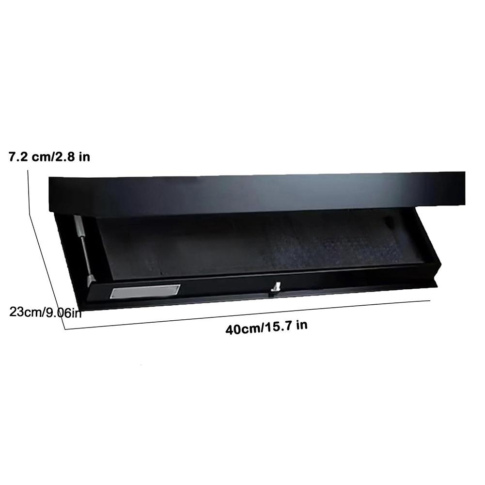 Wooden Concealed Floating Shelf with Secret Compartment Storage Rack Wall-Mounted Hidden Shelves for Book Wine Plants Disc