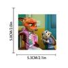 Zootopia Sticker Book: 50 Cartoon Stickers for Backpacks & Thermos Cups