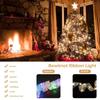 LED Lights Christmas Ribbon Xmas Tree Ornaments Christmas Tree Decorations Ribbon Bows Lights