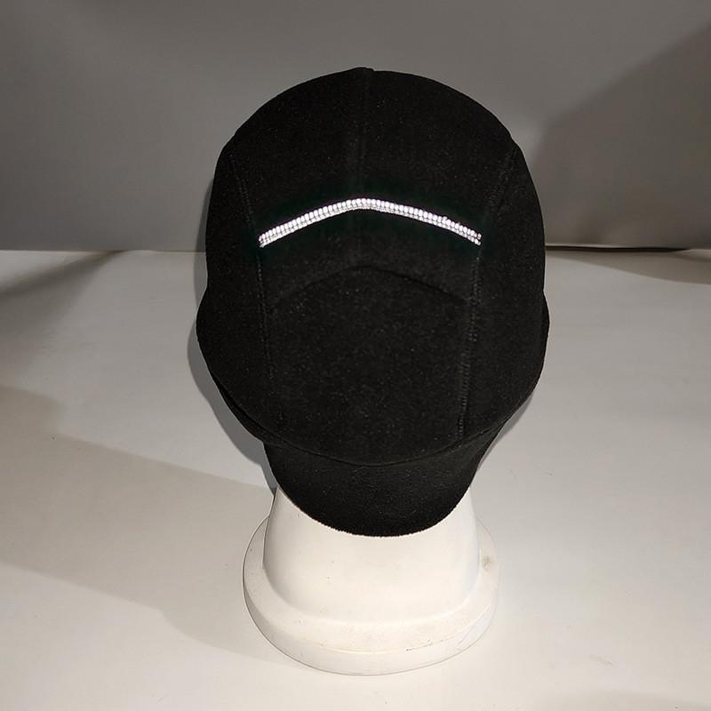 Fleece Baseball Cap With Reflective Features For Running And Winter Men Women