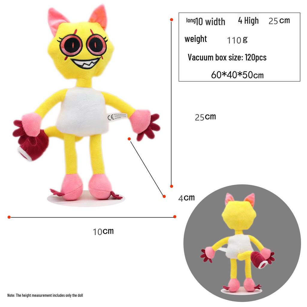Dandy's World Plush Toy Doll - Cartoon Game Peripheral
