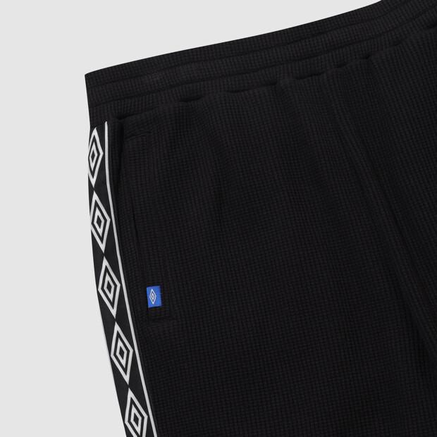 UMBRO Waffle Wide Jogger 2-Way Track Pants Black Ur123Cfp11