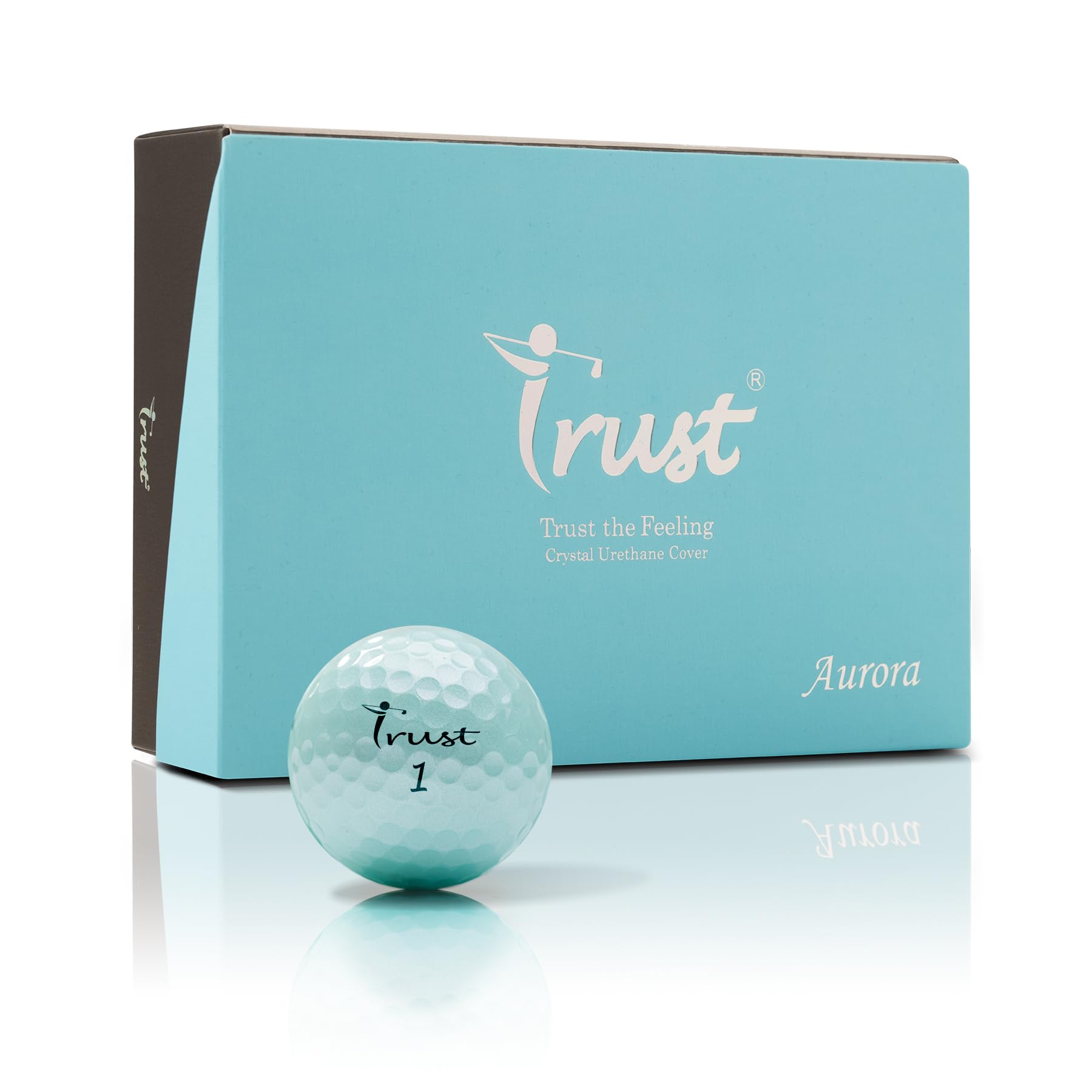 

Trust 2026 Aurora Golf Balls, Unique, Eye-catching, Long-Distance, Steady, and Stopping, Crystal Urethane Cover, 3-Piece Reactive Core (Tour Style), 1