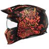MT Helmets Modular Helmet Streetfighter SV Hellish