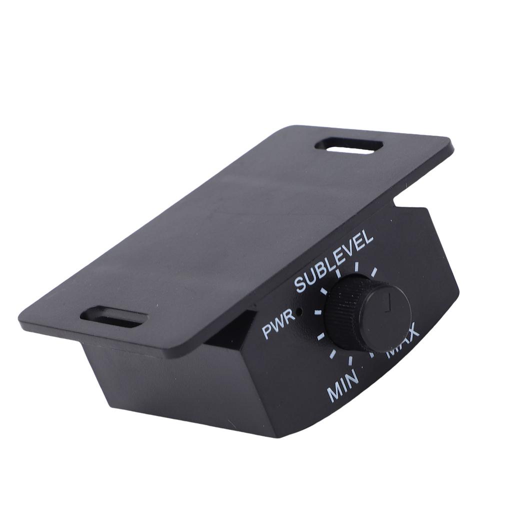Bass Control Knob 6 Pin Subwoofer Volume Controller with 13ft Extension Cord Compatible with Most Car Amplifier Black