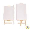 Wooden Tripod Floor Easel for Oil Painting - Foldable Art Student Stand