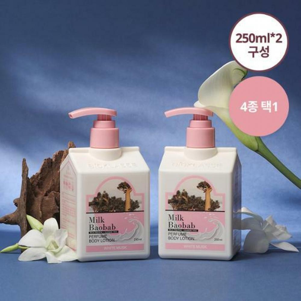 

Milk Baobab [1&1] Парфюмированный лосьон для тела Milk Baobab Double Special (250 мл*2) 4 типа, выберите 1