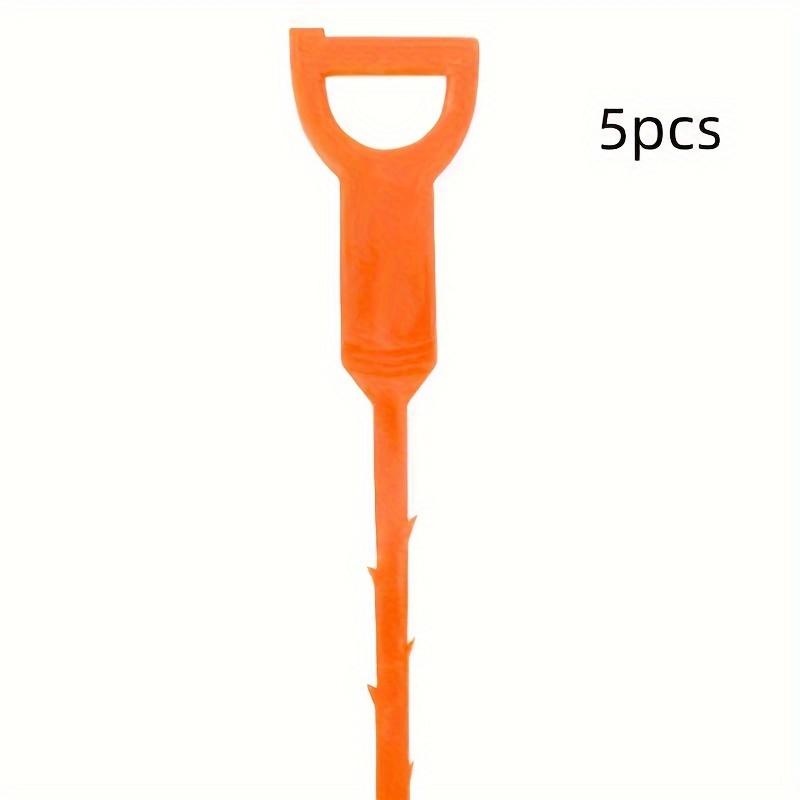 Durable Plastic Instant Drain Clog Remover, Shower, Sink, Easy-to-Use Home Maintenance Accessory for Hair and Dirt Cleaning