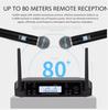 GLXD4 Professional Dual Wireless B58a Microphone System UHF Dynamic Dual Handheld Mic for Stage Karaoke Singing Speech Wedding