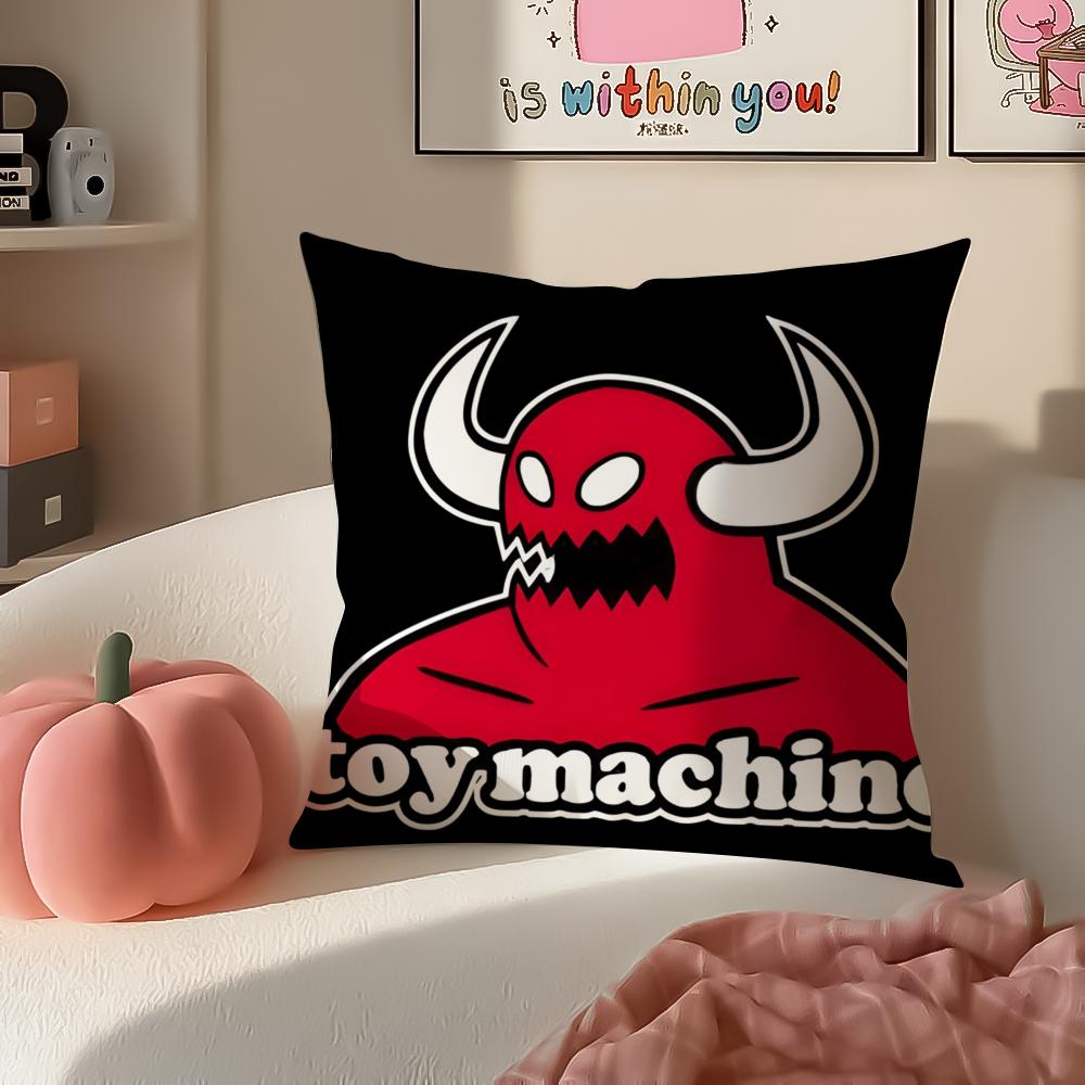 TToy MMaschinenS Skateboard Kissenbezug Kissenbezug Kurzer Plüsch Verdeckter Reißverschluss Raum Sofa Kissenbezug