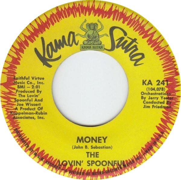 

7inch Record LOVIN SPOONFUL - Money KA241 Kama Sutra 1968 US Rock Used