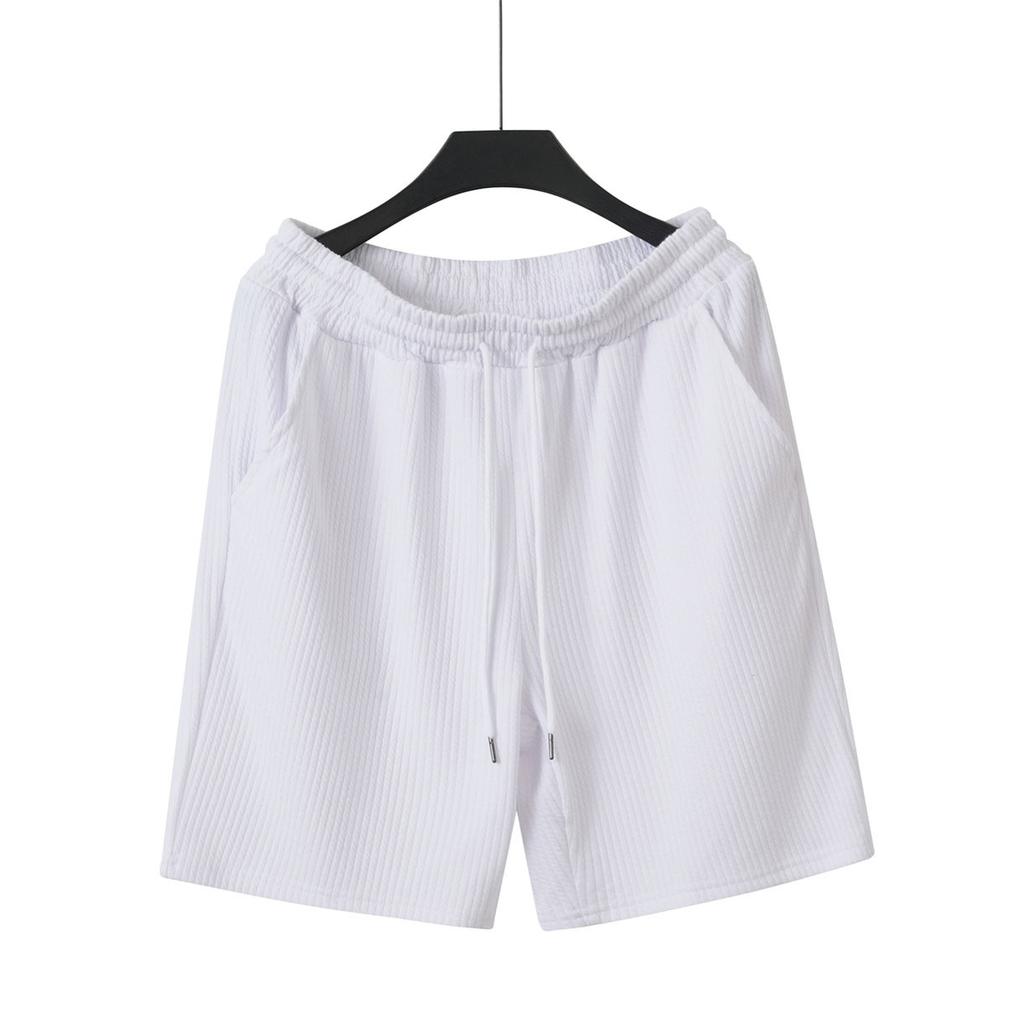 Mens Summer Jacquard Loose Casual Sports Beach Shorts