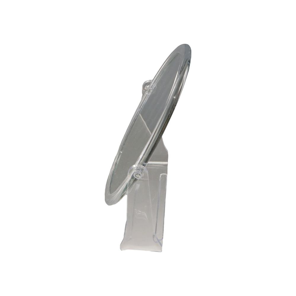 Dobbeltsidig sminkespeil for skrivebord Fleksibelt bordsminkespeil 5x forstørrelsesspeil Bad