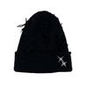 Autumn and Winter Warm Hat Women's Versatile Star Decoration Hole Knitted Hat Warm Ear Protector Wool Hat Men