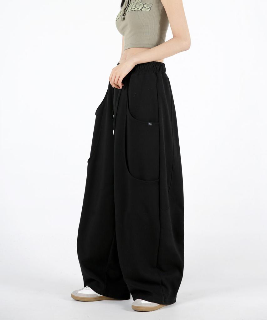 UMM Women'S Double Pocket Balloon Fit Training Pants 3 Colors
