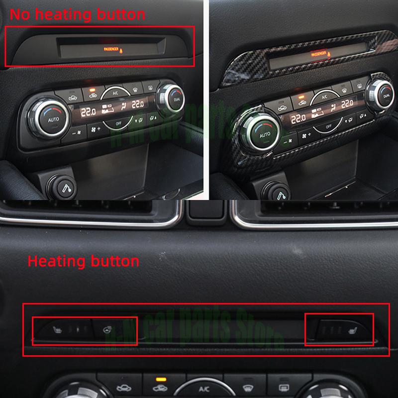 Für Mazda CX5 Zubehör 2017-Auto Center Konsole CD Panel Trim Rahmen Abdeckung Aufkleber Innenleisten Auto