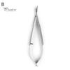 Nail Cuticle Scissor Non-slip Anti-rust Sharp Tight Closure Single Cross Spring Stainless Steel Russian Style Dead Skin Cutter with Protective